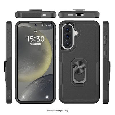 SaharaCase Raider Series Phone Case for Samsung Galaxy A57, Shock Absorbing, Scorpion Black (CP01109)
