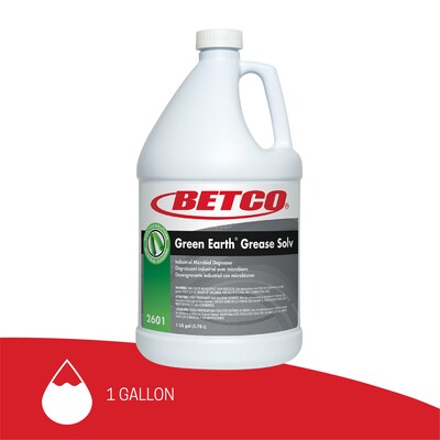 Betco Probiotic Grease Solv Industrial Microbial Degreaser, Orange Scent, 1 gal Bottle, 4/Carton (BE