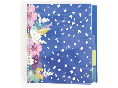 Carolina Pad Silver Lining 5-Subject Notebook, 9.75" x 11", College-Ruled, 150 Sheets, Assorted Colors (17504)