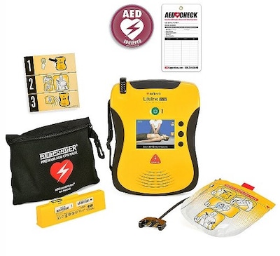 Defibtech Lifeline View Semi-Automatic AED Defibrillator, English/Spanish (DCF-A2310X3)