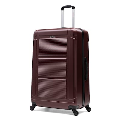 InUSA Pilot 33.27 Hardside Suitcase, 4-Wheeled Spinner, TSA Checkpoint Friendly, Wine (IUPIL00XL-WIN)