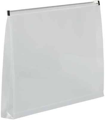 JAM Paper Premium Plastic Document File, 1 Pocket, Legal, Clear, 3/Pack (219Z1clx3)