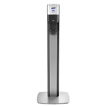 PURELL MESSENGER ES 8 Automatic Floor Stand Hand Sanitizer Dispenser, Silver/Graphite (7318-DS-SLV)