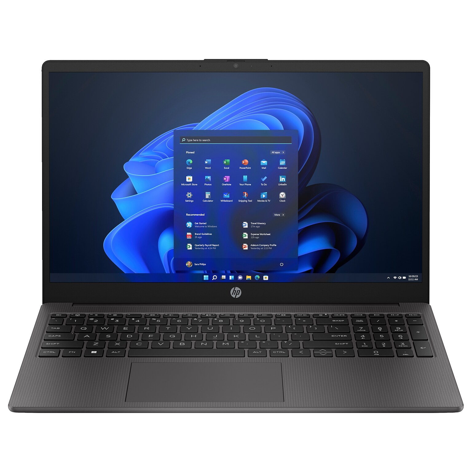 HP 255 G10 15.6 Laptop, AMD Ryzen 7-7730U, 16GB Memory, 1TB SSD, Windows 11 Pro (A29T2UA#ABA)