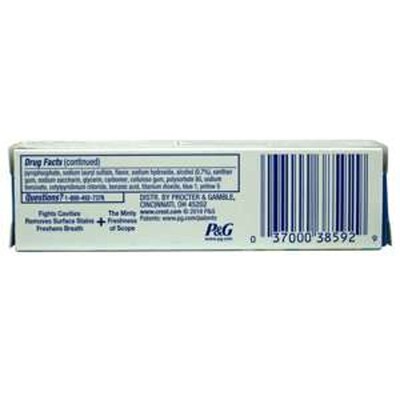Crest Complete Toothpaste with Scope, 0.85 oz Trial Size Tube, 12 Tubes/Dispensit Box, 12 Dispensit Boxes/Carton