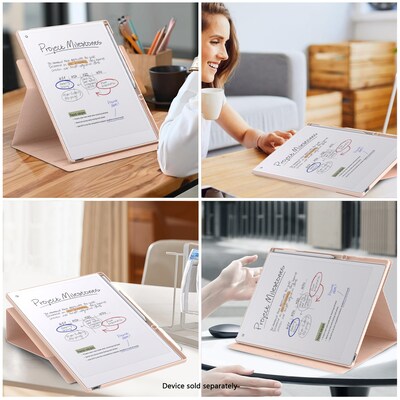 SaharaCase Venture Series Bi-Fold Folio Case for reMarkable Paper Pro, Pastel Pink (TB00431)