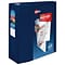 Avery Heavy Duty 5 3-Ring View Binders, D-Ring, Navy Blue (79806)