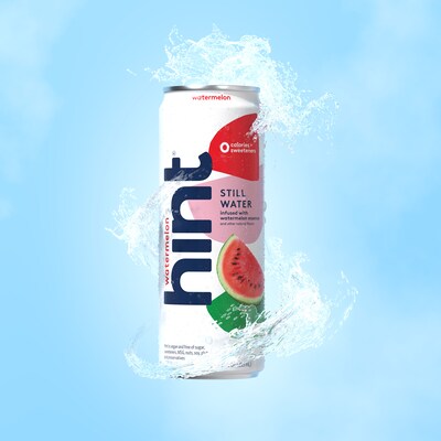 Hint Blackberry Flavored Purified Water, 12 fl. oz., 12 Cans/Pack (HINT-BBCAN-12)