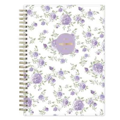 2026-2027 Blue Sky Sincerely Jules Purple 6 x 8 Academic Year Weekly & Monthly Planner, Plastic Cover, Purple (161387)