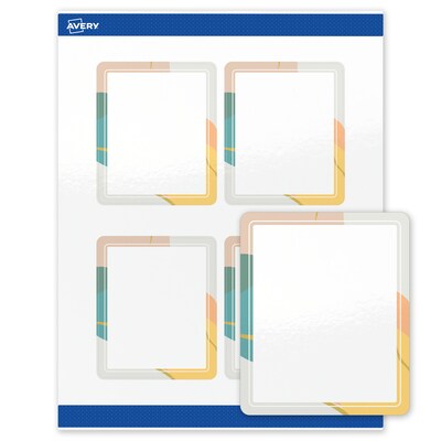Avery Rectangle Laser/Inkjet Multipurpose Labels, 4 x 3-1/3, White, 40/Pack (19479371102)