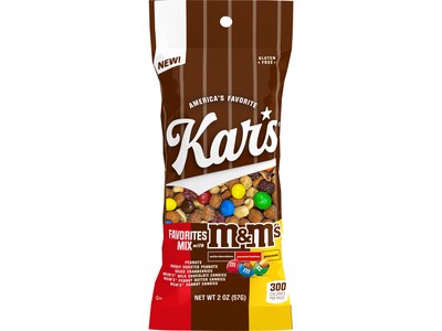 Kar's M&M's Favorites Mix Gluten Free Trail Mix, 2 oz., 12 Bags/Box (8958)