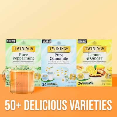 Twinings Pure Camomile Herbal Tea, Keurig® K-Cup® Pods, 24/Box (TNA85790)