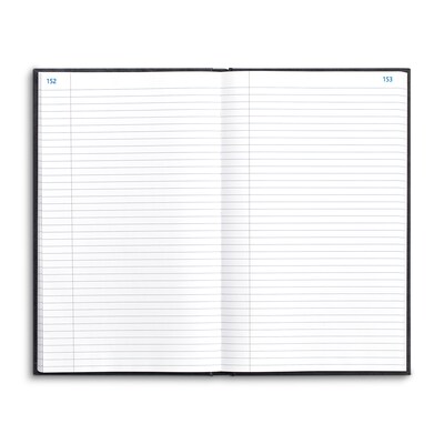 Blue Marbled Hardcover Record Book, 11-3/4 x 7-1/4