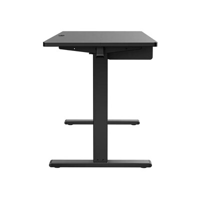 Huanuo 48W Electric Rectangular Adjustable Standing Desk with Keyboard Tray, Black (HNESD71B)
