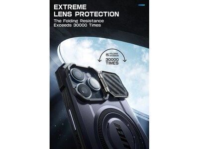 SUPCASE Unicorn Beetle MAG XT Rugged Case for iPhone 15 Pro, Shock-Absorbing, Dark Blue