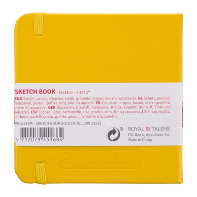 Talens Art Creation 4.7" x 4.7" Sketch Book, 80 Sheets/Book, 5/Bundle (TLN9314114M-5)