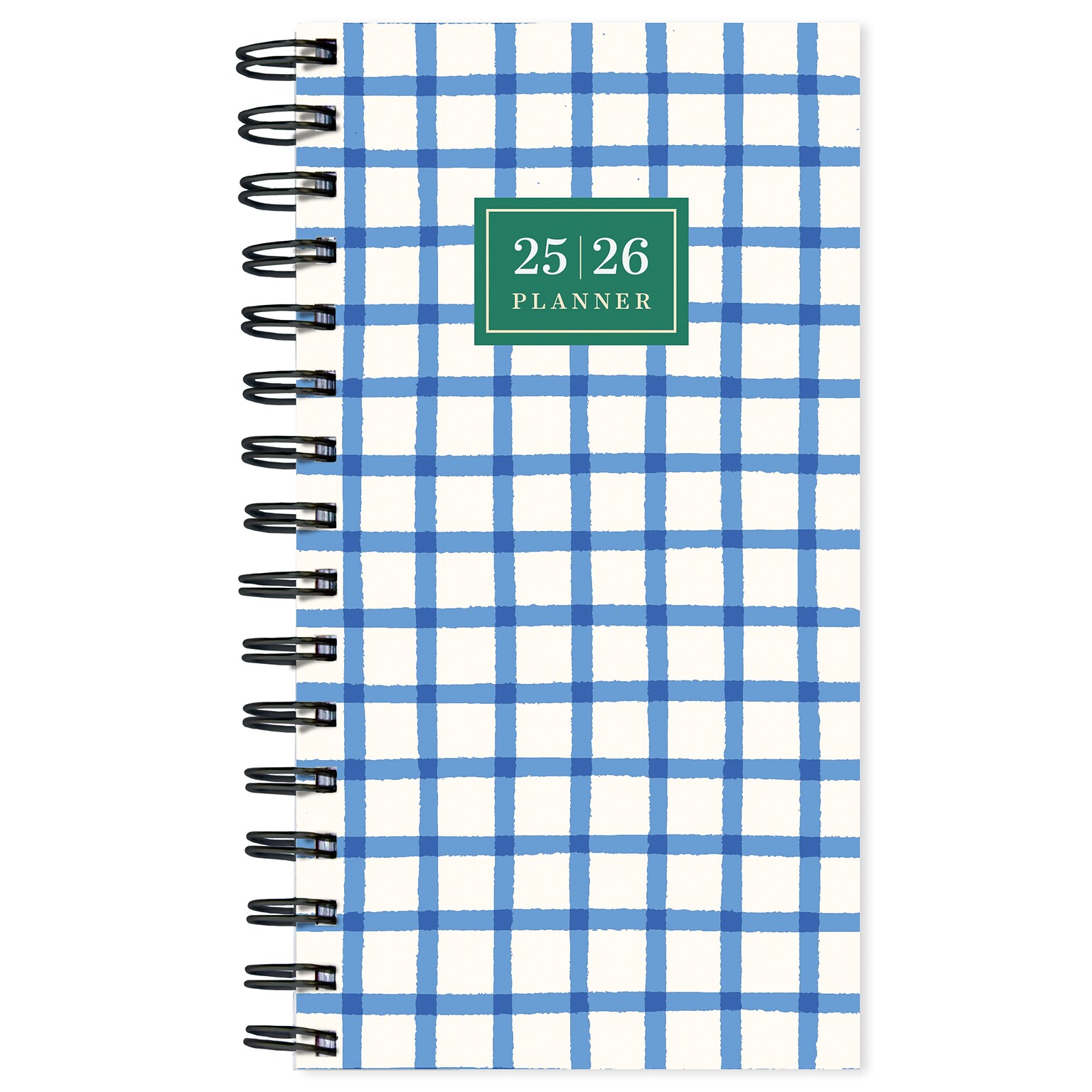 2025-2026 TF Publishing Night Sky 3.5 x 6.5 Academic Year Weekly & Monthly Planner, Paperboard Cover, White/Blue (AY26-7504)