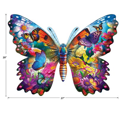 RoseArt Big 500-Piece Butterfly Shaped Puzzle (CZA7450ZZV)