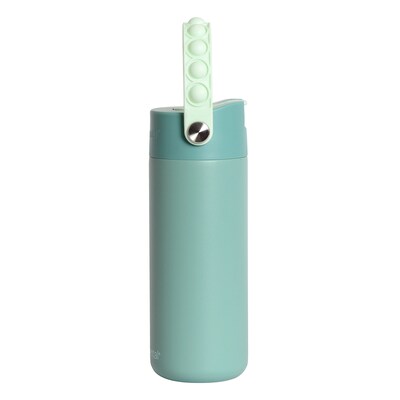 Elemental Core Pop Stainless Steel Double Wall Insulated Water Bottle, 18 oz., Sage (EBC18SG17P)