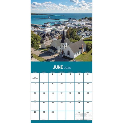 2026 TF Publishing Michigan 12 x 12 Monthly Wall Calendar (26-1039)