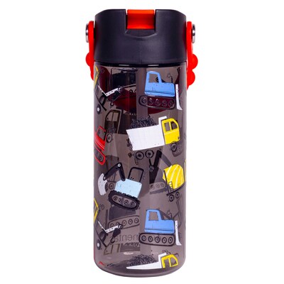 Elemental Splash Pop Plastic Water Bottle, 18 oz., Construction (EMLETR18CN9P)