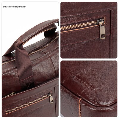 SaharaCase 16" Leather Laptop Bag, Oxford Brown (LT00082)