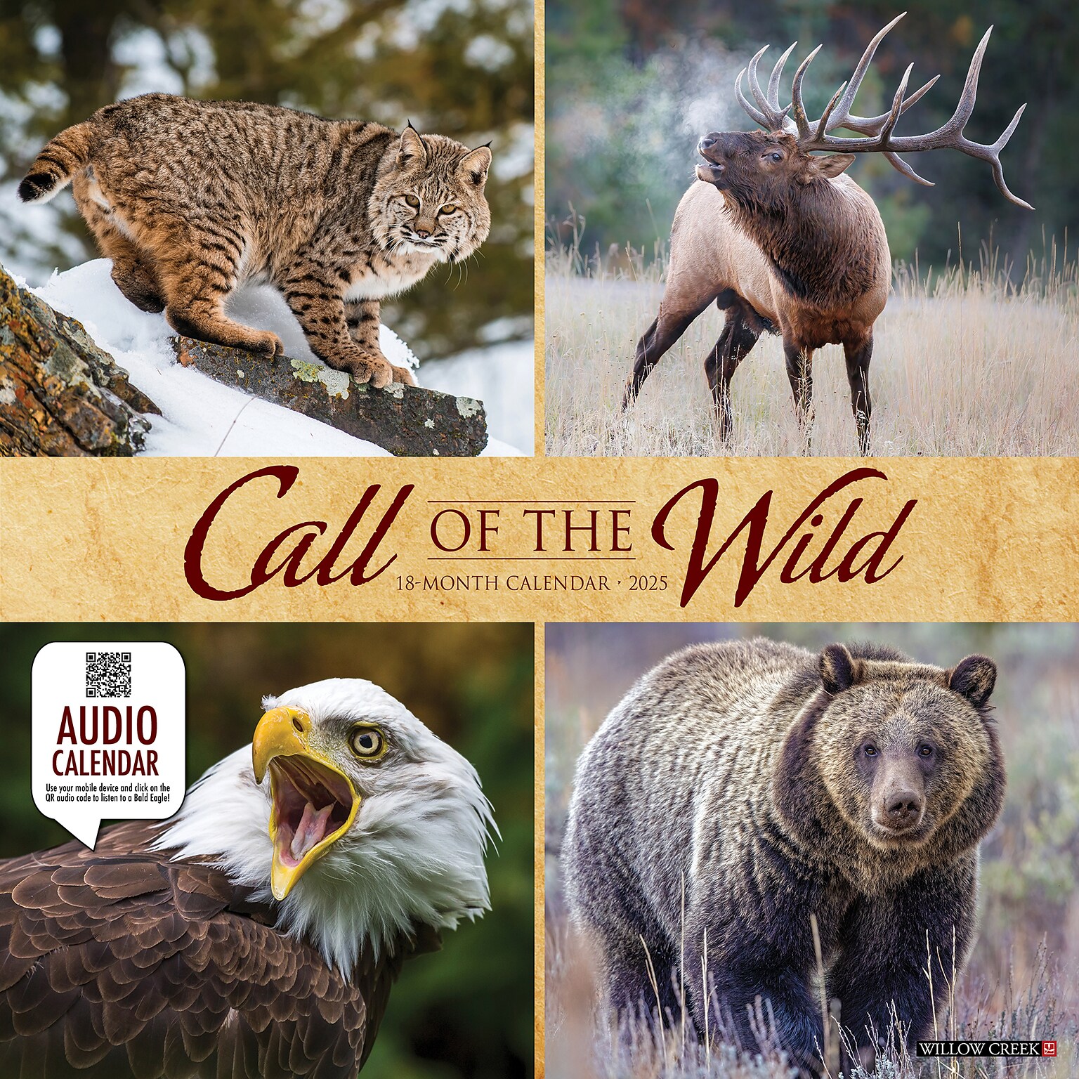 2025 Willow Creek Call of the Wild 12 x 12 Monthly Wall Calendar (42113)