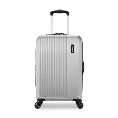 Samsonite Alliance 10" Hardside Carry-On Suitcase Spinner, Aluminum Silver (145793-7378)