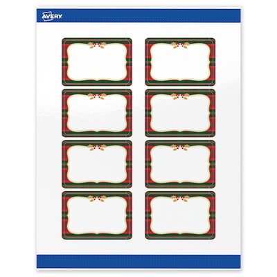 Avery Rectangle Multipurpose Labels, 2 x 3, White, 80/Pack (19479370517)