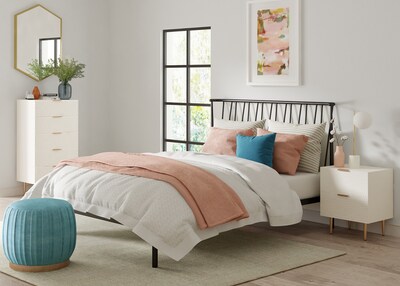 Adore Decor Jolie Side Table, White (FUST10081A)