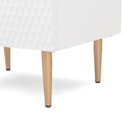 Adore Decor Jolie Side Table, White (FUST10081A)