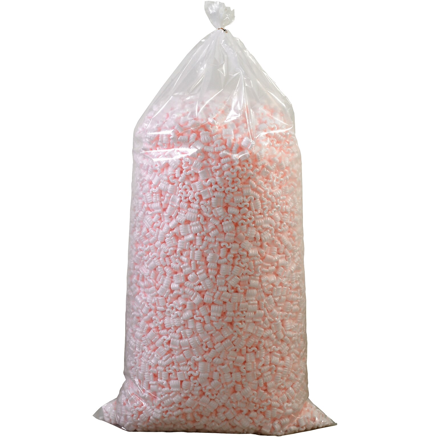 Anti-Static Packing Peanuts, 7 Cubic Ft., Pink (7NUTSAS)