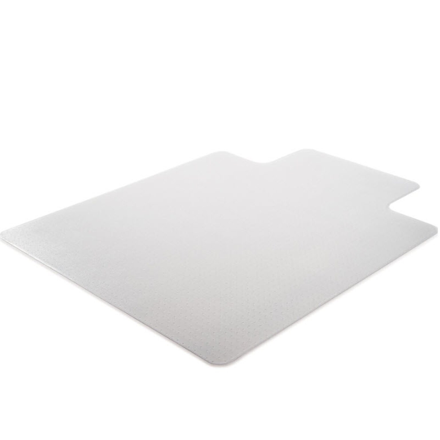 Lorell Wide Lip Low-Pile Chair Mat,45W x 53L, Clear (LLR69158)