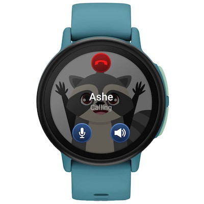 Garmin Bounce 2 Kids Smartwatch, GPS, 43mm, Turquoise Silicone Band (010-03399-02)