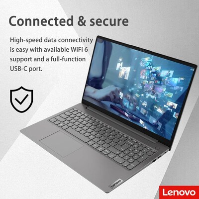 Lenovo V15 G4 IRU 15.6" Laptop, Intel Core i3-1315U, 16GB RAM, 512GB SSD, Windows 11 Home (83A100PBUS)