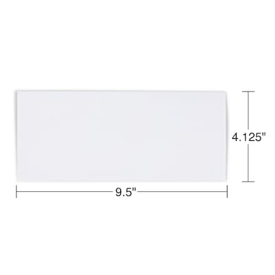 Self-Sealing Security-Tint #10 Envelopes, 4-1/8" x 9-1/2", White, 500/Box (511289/99296)