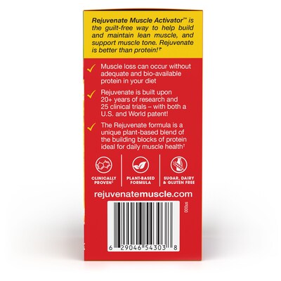Rejuvenate Muscle Activator Drink Mix Sticks, Single Serving Protein Powder Packets to Go - Citrus Blast, 14 Count