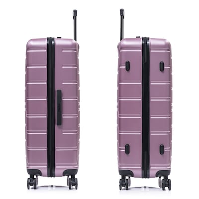 InUSA Trend 34.05" Hardside Suitcase, 4-Wheeled Spinner, TSA Checkpoint Friendly, Rose Gold (IUTRE00XL-ROS)