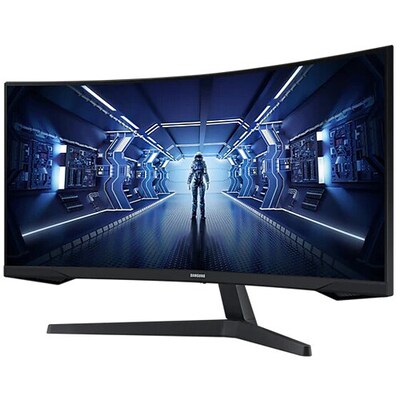 Samsung Odyssey G5 34" Curved WQHD 165Hz LED Gaming Monitor, HDR10, Black (LC34G55TWWNXZA)