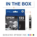 Epson T125 Black Standard Yield Ink Cartridge, Prints Up to 385 Pages (T125120-S)