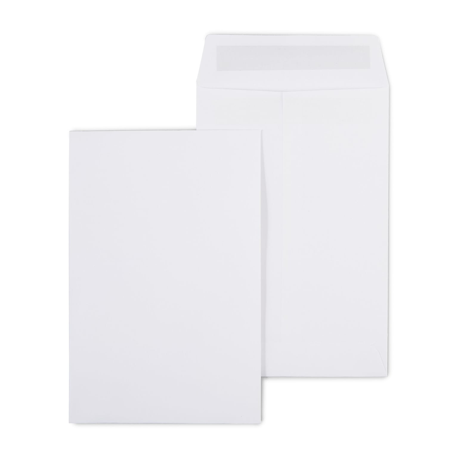 Staples Self Seal #1 Catalog Envelopes, 6L x 9H, White, 100/Box (SPL609121)