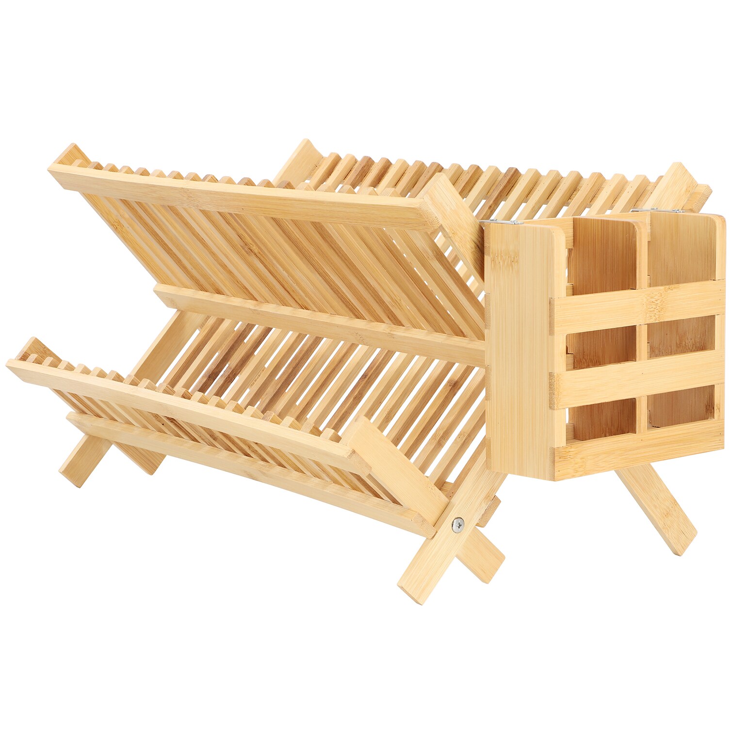 Megachef Bamboo Dish Racks, Brown (935122139M)