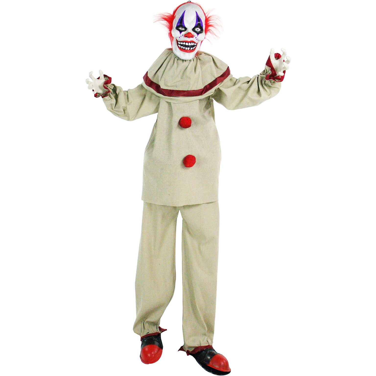 Haunted Hill Farm Life-Size Animatronic Clown (HHCLOWN-4FLSA)