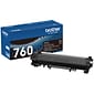 Brother TN 760 Black High Yield Toner Cartridge, Print Up to 3,000 Pages