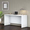 Bush Business Furniture Studio C 60W x 24D Credenza Desk, White (SCD360WH)