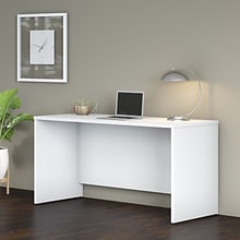 Bush Business Furniture Studio C 60W Credenza Desk, White (SCD360WH)