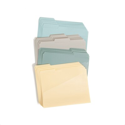 Smead File Folder, 1/3-Cut Tab, Letter Size, Assorted Colors, 30/Box(10544)