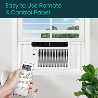 Hisense 115-Volt 6000 BTU Window Air Conditioner with Remote, White (AAW06CR26)