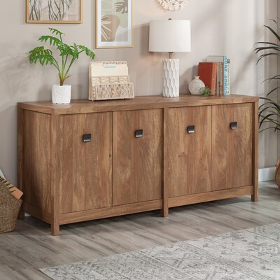 Sauder Cannery Bridge 30H Storage Credenza with 2 Shelves, Sindoori Mango (429513)
