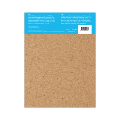 Van Gogh 9" x 12" Watercolor Sketch Pad, 12 Sheets/Pad, 3/Bundle (VNG94178005-3)